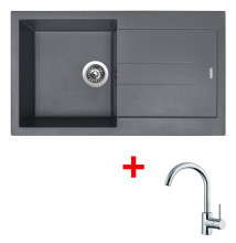 Sinks AMANDA 860 NANO Nanogrey+MIX 35  